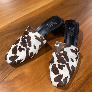 Franco Sarto Shoes Franco Sarto Cowprint Mules Poshmark
